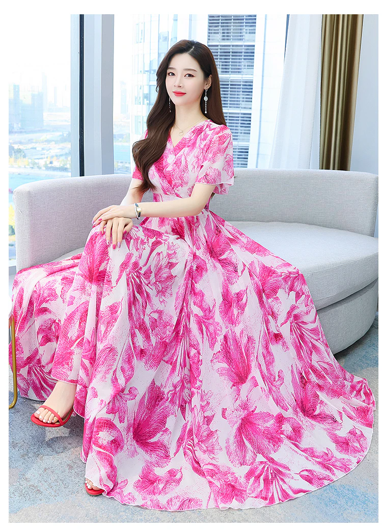 Colorful maxi cheap dresses 2019