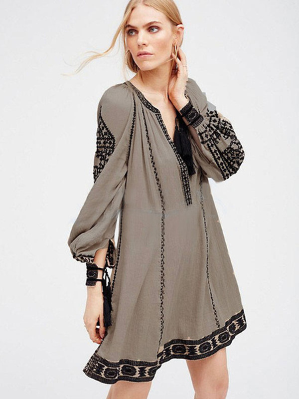 boho shift dress