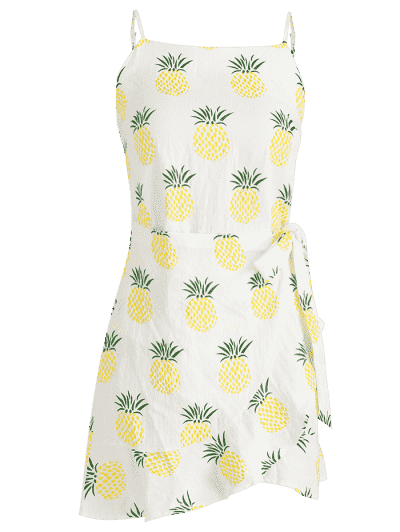 Overlap Pineapple Mini Dress - Power Day Sale