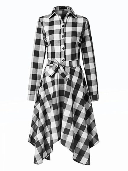 Maxi Shirt Long Sleeve Fall Dress - Power Day Sale