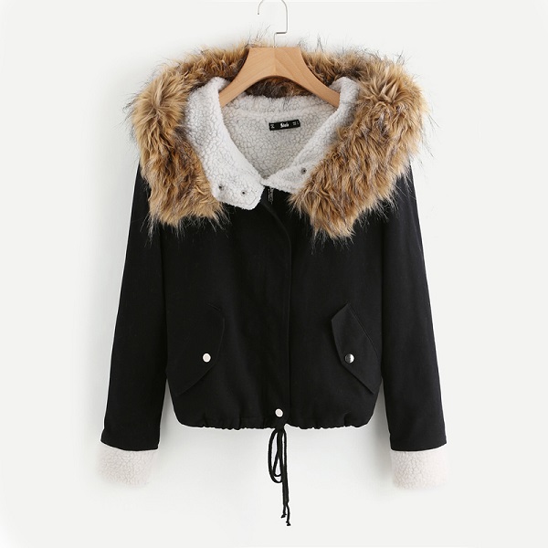 Winter Hooded Womens coat - Power Day Sale