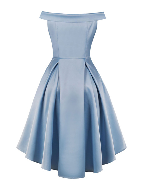 blue retro dress