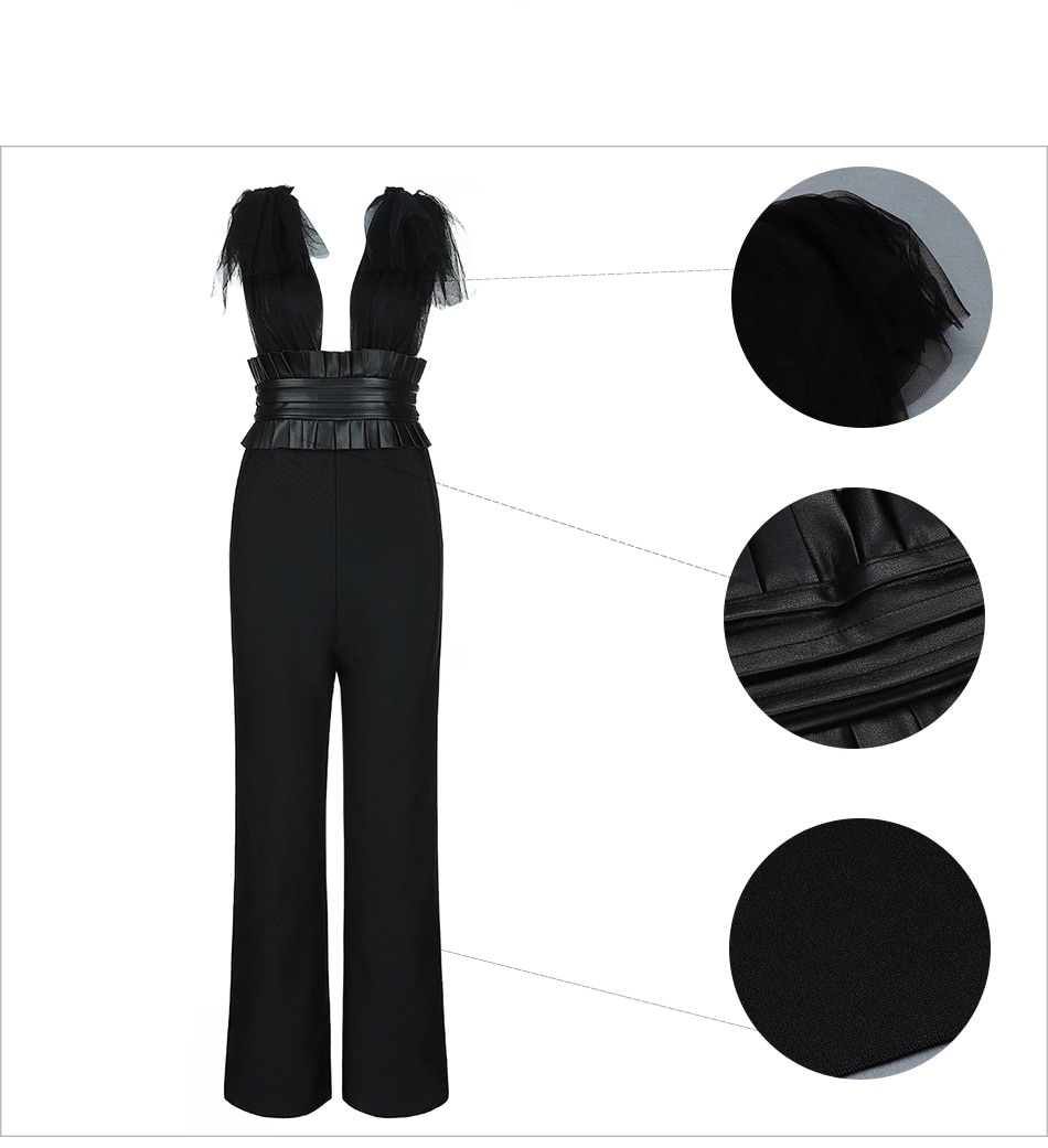 New Sexy Bow Club Party Long Women Jumpsuit Rompers - Power Day Sale