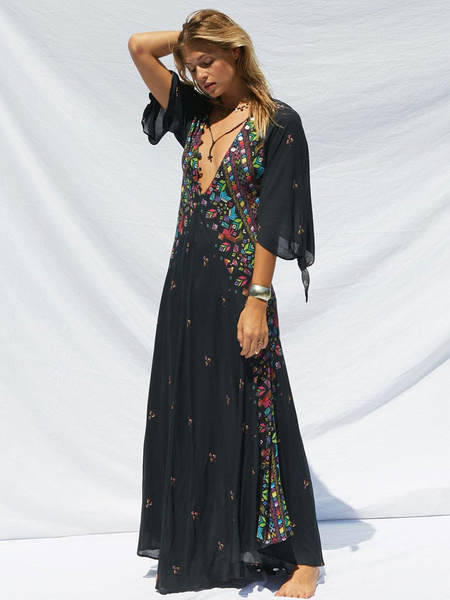 maxi v neck