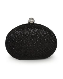 Formal Euro-Style Metallic Woman’s Evening Bag With Sequins