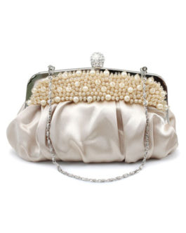 Formal Handmade Pearls Beading Women’s Evening Bag