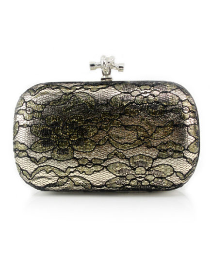 Gothic Metallic Lace Woman's Evening Bag - Power Day Sale