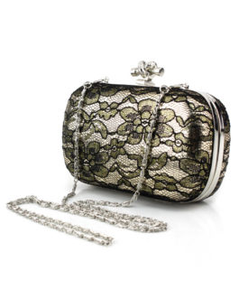 Gothic Metallic Lace Woman’s Evening Bag