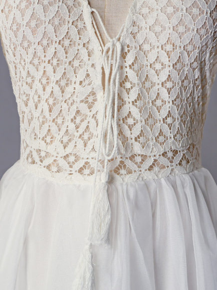 Maxi Dress Lace See Through Boho Dress Bell Sleeve Long Prom Dress ...