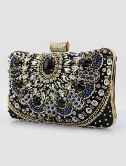 Wedding Studded Evening Clutch Handbags - Power Day Sale