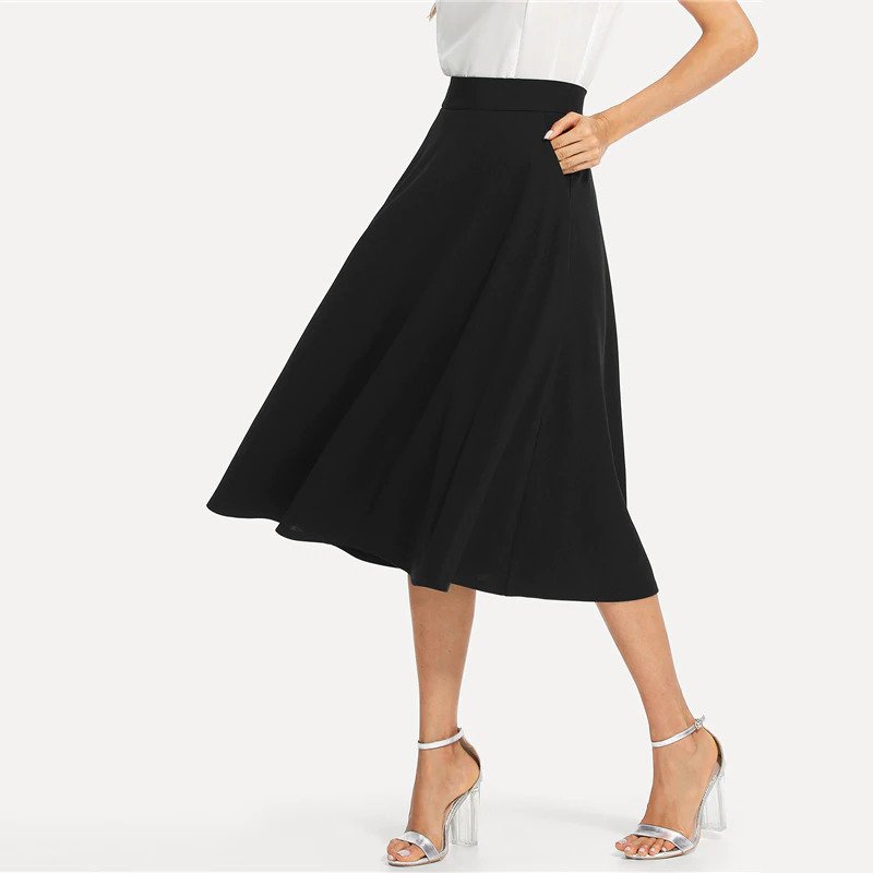 Women Office Lady Workwear Solid Skirts - Power Day Sale
