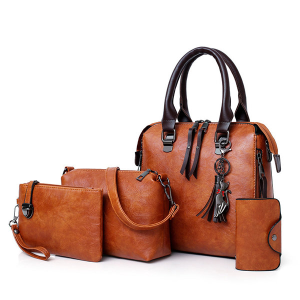Wholesale Cheap Second Hand Women Bag Vintage Leather Used Handbag