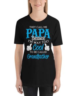 Called Papa too cool for Grandfather Short Sleeve T-shirt