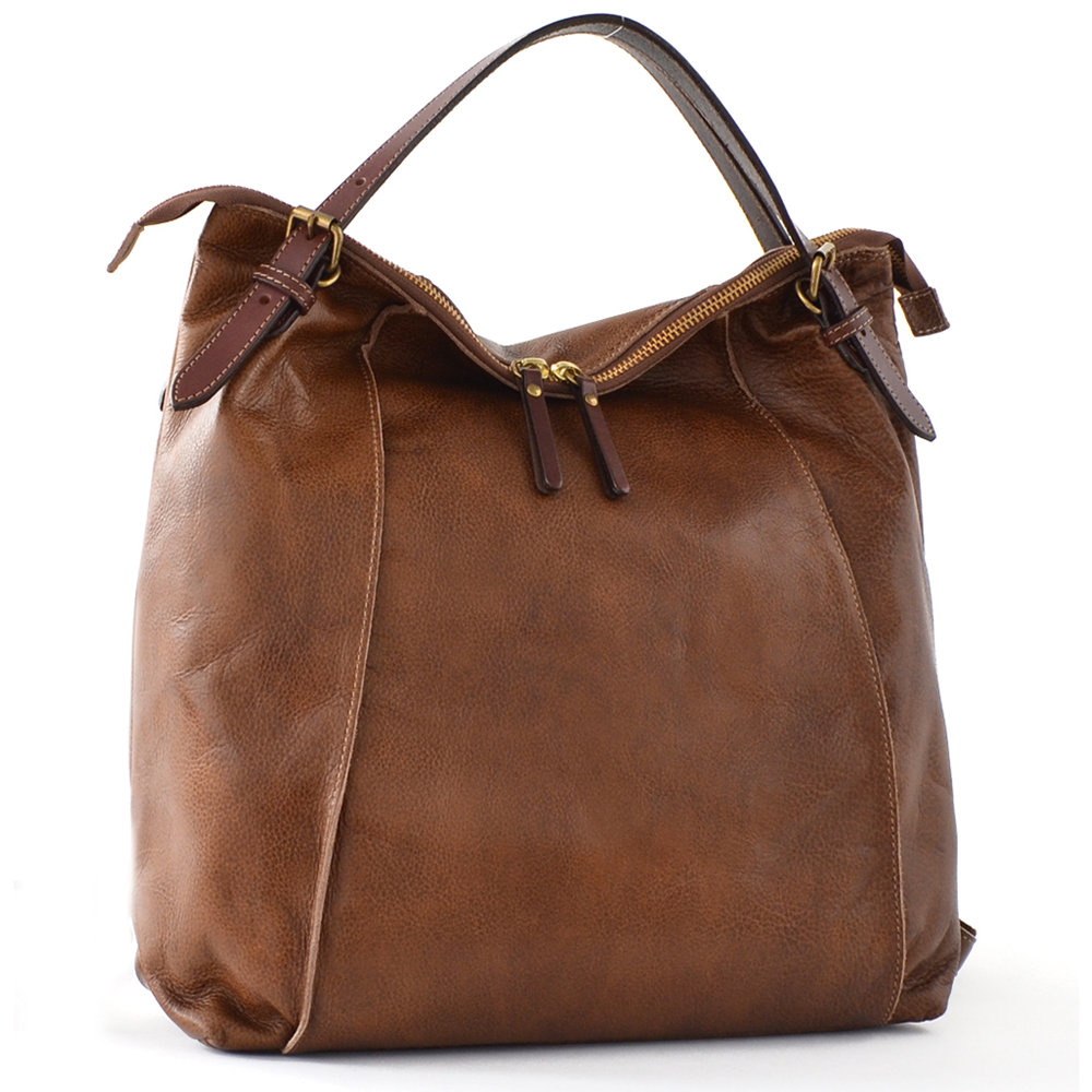 Vintage Light Brown Faux Leather Ladies Bag Shoulder Purse -  Israel