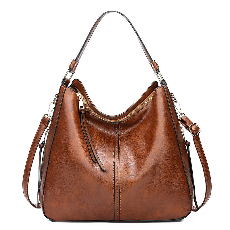 Women Large Capacity Handbag Tote Bag Tassel PU Leather Shoulder Bag ...