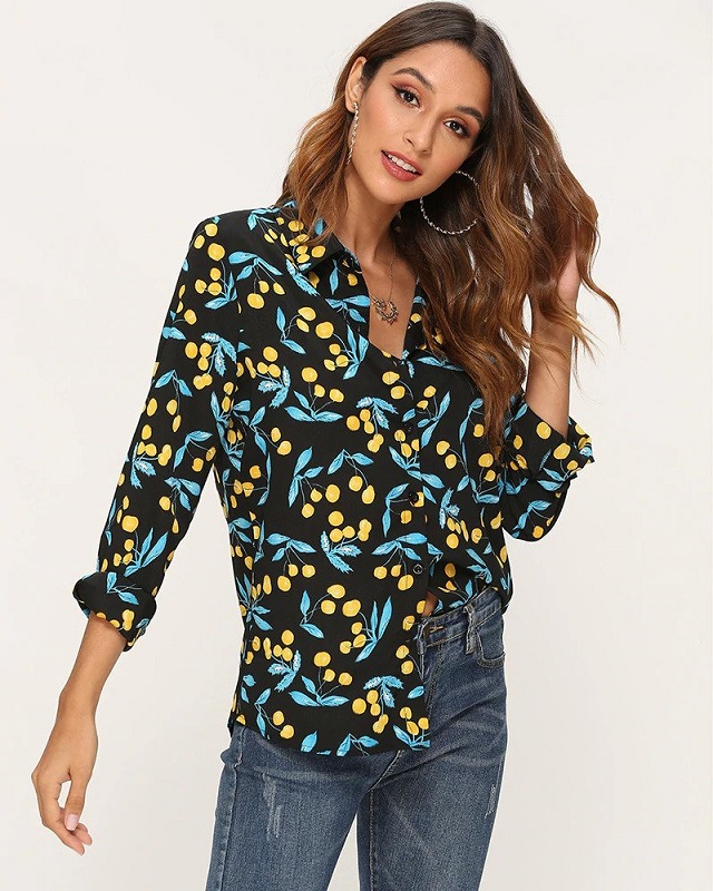 Long Sleeve Tunic Tops Casual Blouses - Power Day Sale