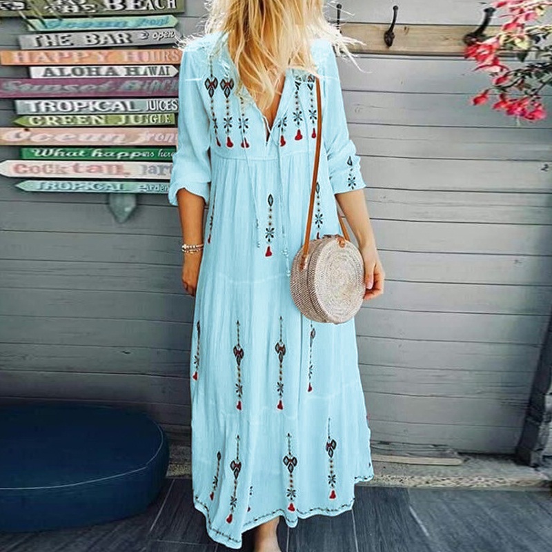 Buy > plus size long sleeve maxi > in stock