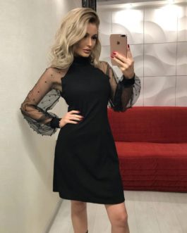 Sexy Elegant Long Sleeve Mini Party Dress