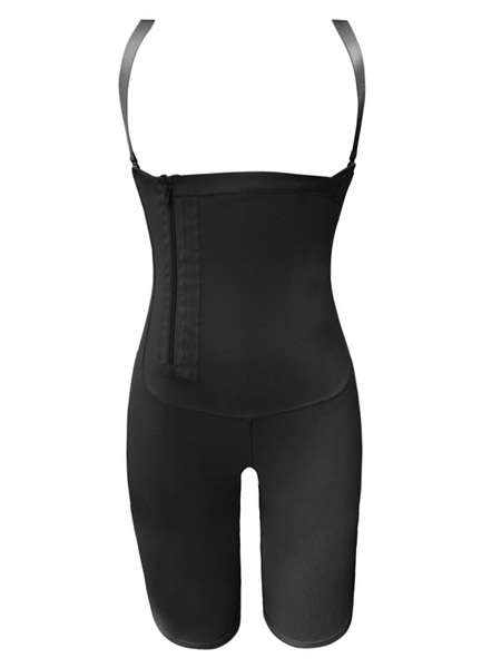 Bodysuit Shapewear Body Shaper Plunge Thong Shapers Waist Trainer Women  Clear Strap Padded Push Up Corset (Black S) (Black M) : :  Clothing, Shoes & Accessories