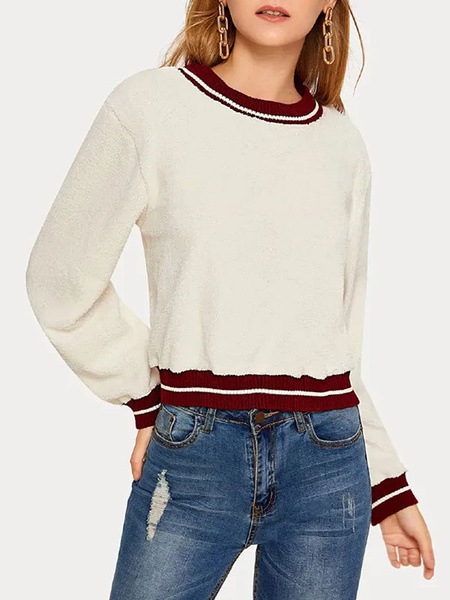 two tone sweatshirt