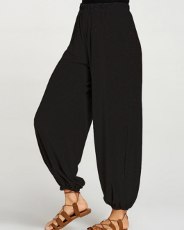 Casual Solid Color Elastic Waist Plus Size Yoga Pants