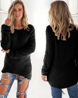 Long Sleeve Loose Fitting Sweater