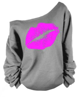 Long Sleeved Lipstick Logo Sweatshirt