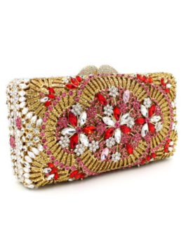 Luxury And Casual Hollow Crystal Clutch