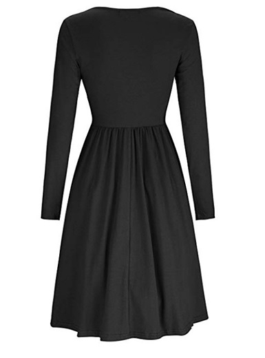 Pocketed Mid Length Dress - Power Day Sale