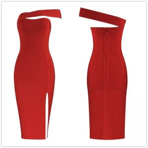 Sexy Fashion Bodycon Split Dress - Power Day Sale