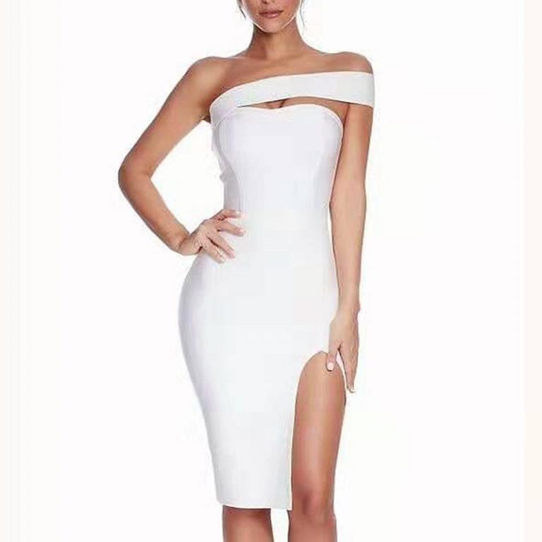 Sexy Fashion Bodycon Split Dress - Power Day Sale