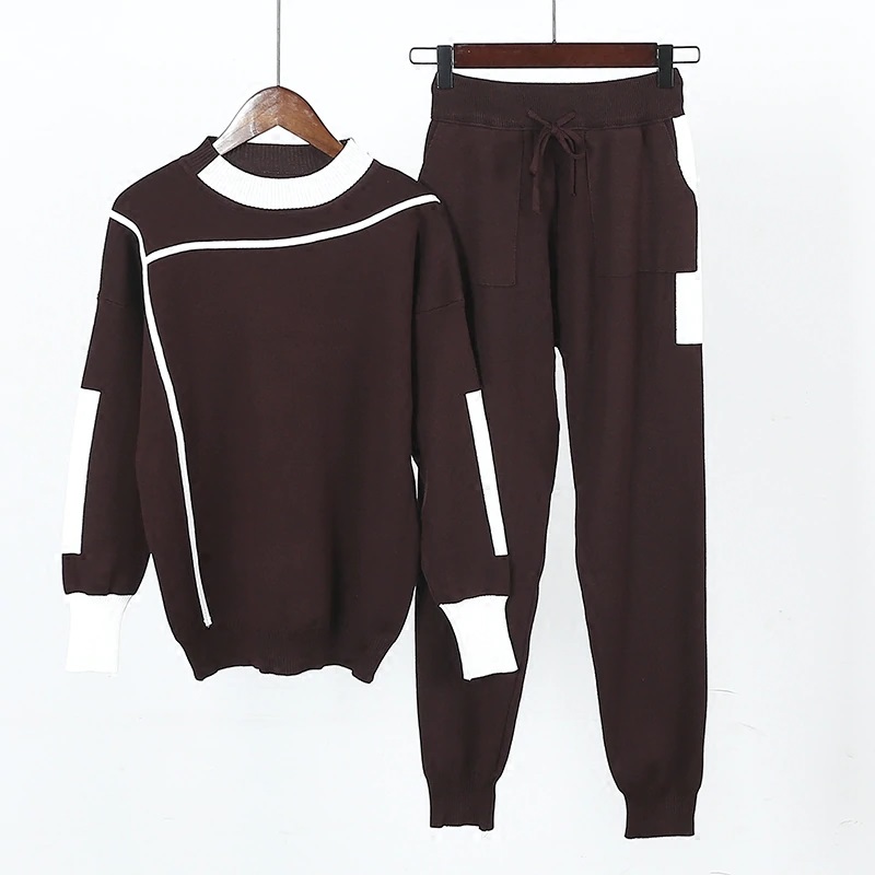 Striped Sporty Pants and Sweater