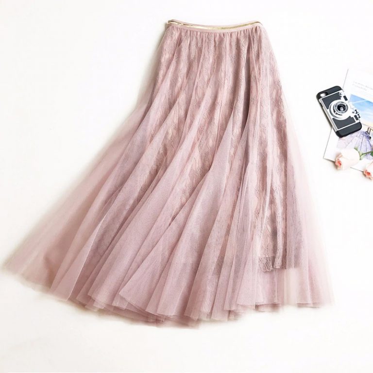 Elegant Holiday Midi Stiching Skirts - Power Day Sale