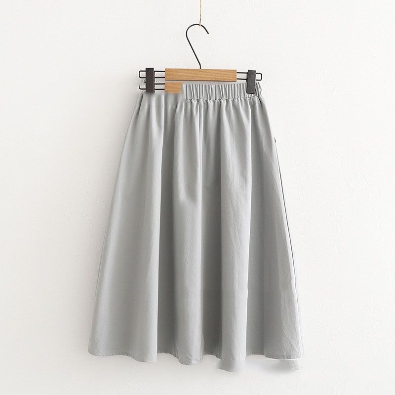 Lace Up A Line Elegant Skirt - Power Day Sale