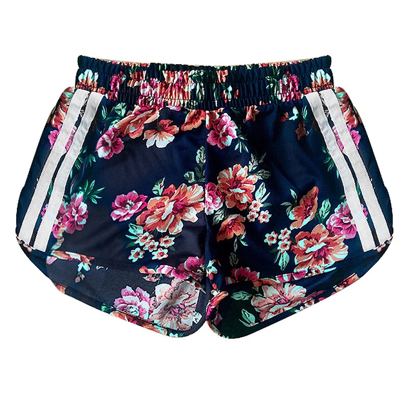 Floral Printed Yoga Bottom Sport Shorts Power Day Sale