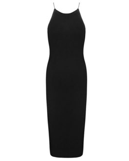 Sexy Stretchy Strap Elastic Knee Length Celebrity Party Dress