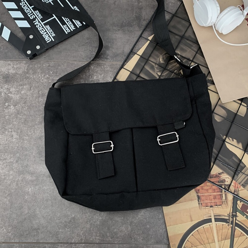 Large Capacity Crossbody Bag Canvas Shoulder Bag 16