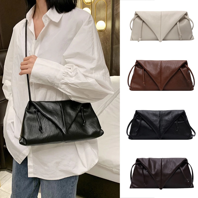 New Cloud Bag Fold Bag Leather Bag Single shoulder Envelope Clutch Bag2