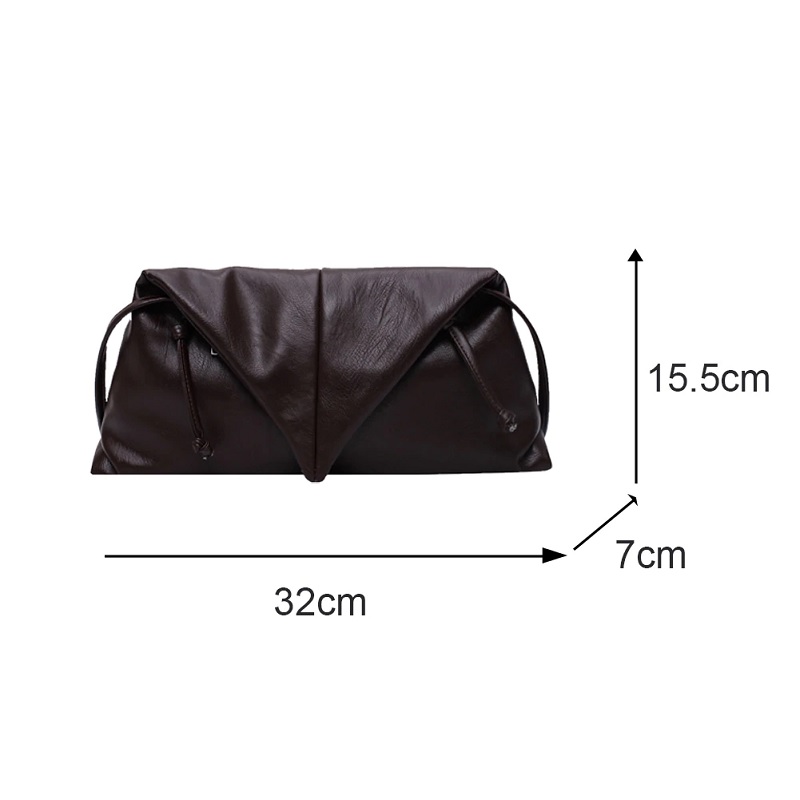 New Cloud Bag Fold Bag Leather Bag Single shoulder Envelope Clutch Bag35