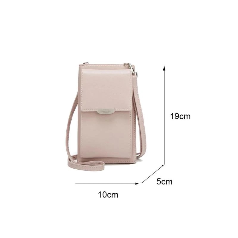PU Leather Phone Purse Mini Shoulder Handbag for Hiking and Travel ...
