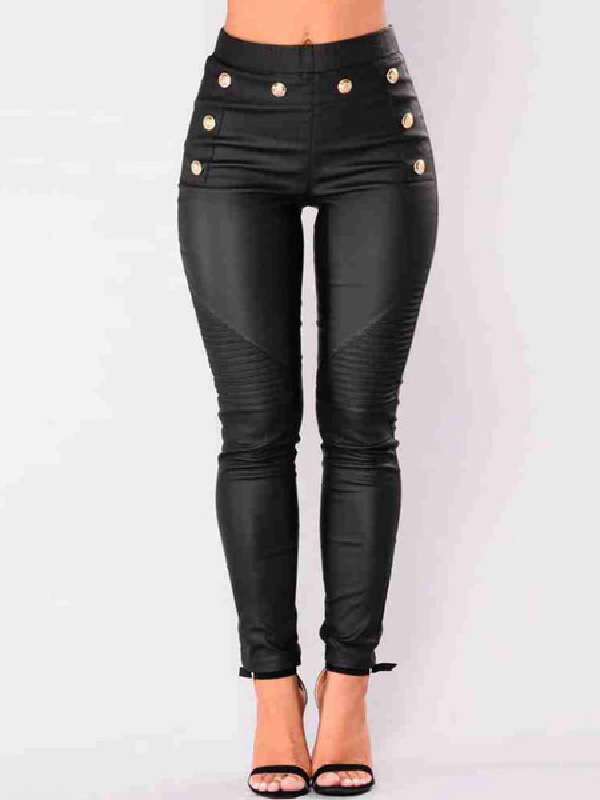 Pants PU Leather Trousers