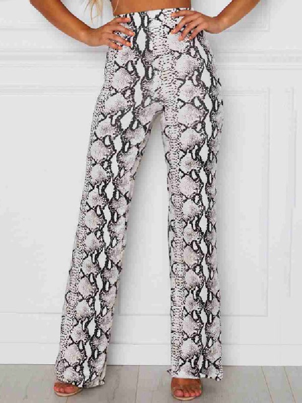 oh polly snake print trousers