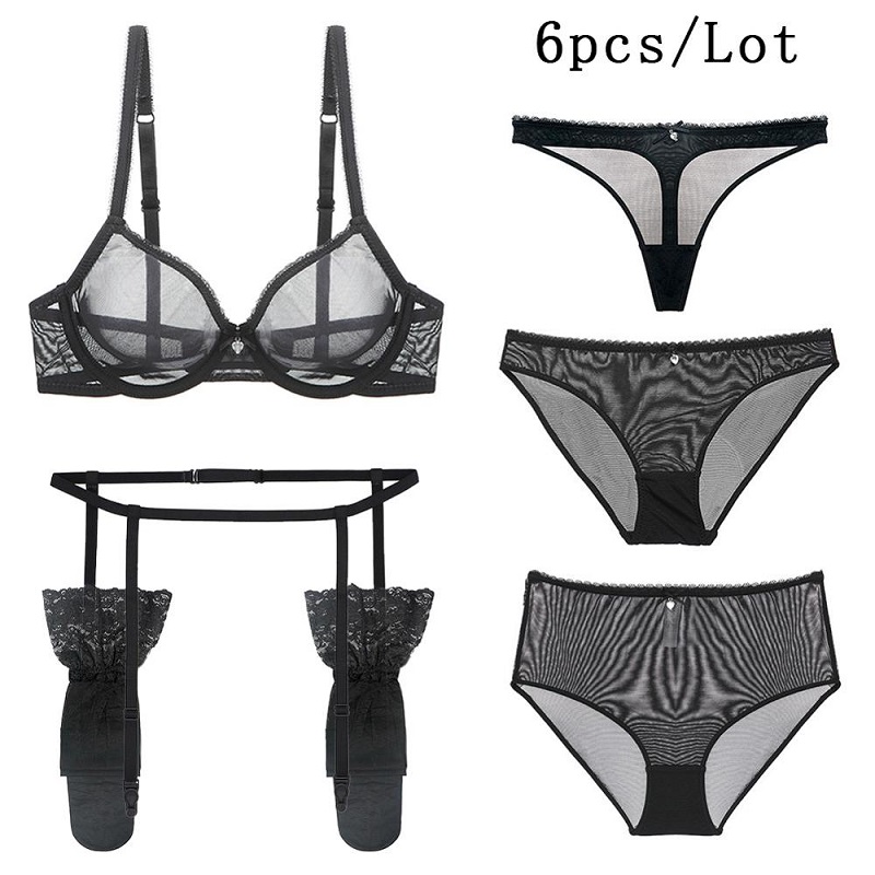 lingerie Low Waist 6 Piece Set