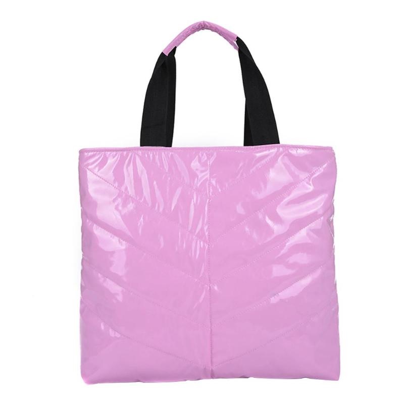 Simple Handbag Women Fashion Padded Cotton Casual Shoulder Bag10