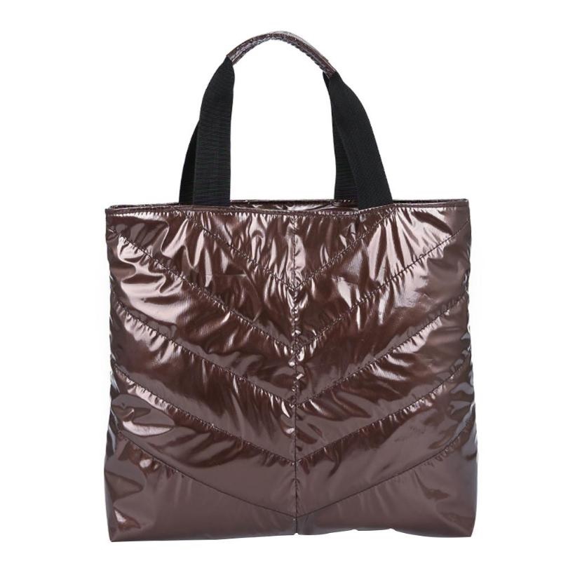 Simple Handbag Women Fashion Padded Cotton Casual Shoulder Bag6