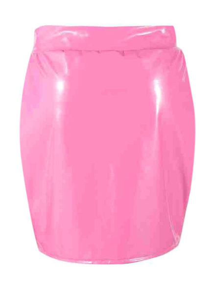 PU Leather Bottoms Skirt - Power Day Sale