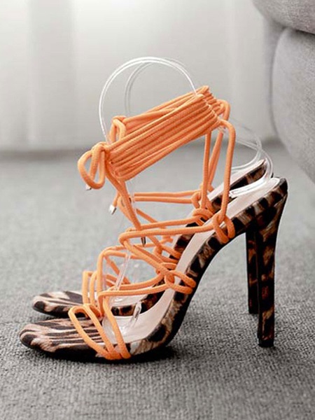 Stiletto Heel Chic Strap Adjustable Open Toe Sandals