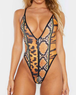 Swimsuits Animal Print Beach Bathing Suits