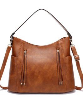 Vintage PU Leather Designer Luxury Shoulder Bags