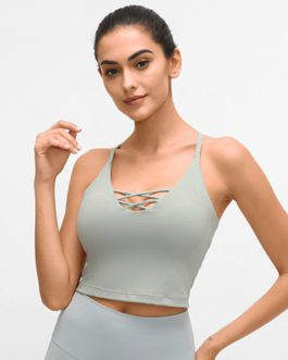 Sexy Plain Fitness Workout Crop Tops